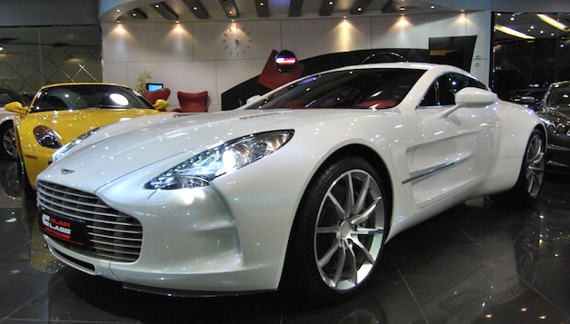 White Aston Martin One77 for sale in Dubai