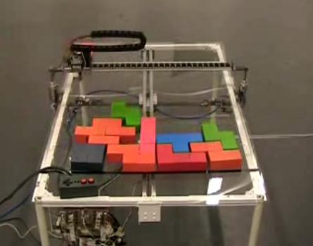 tetris　テトリス　マシン　機械　実写版
