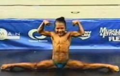 ボディービル　筋肉　肉体美　少年　ムキムキ　マッチョ　マッスル　コンテスト