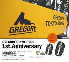 「Gregory Tokyo Store」オープン1周年記念のパデットケース
