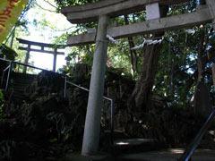 多摩川浅間神社（たまがわせんげんじんじゃ）の鳥居