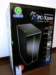 Lian LiのPCケース「Try PC-X500B」の外箱