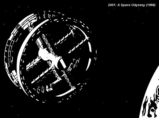 「2001年宇宙の旅」のイラスト