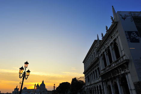 ヴェネチアの夕日