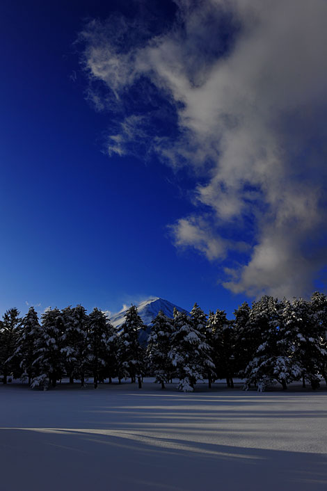 富士冬風景３