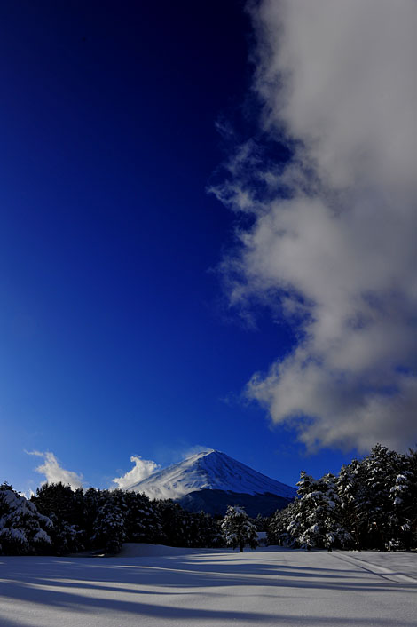 富士冬風景７