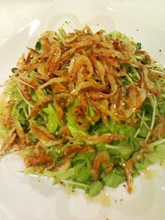 桜海老のサラダ