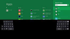 Windows 8 Thumb Keyboard