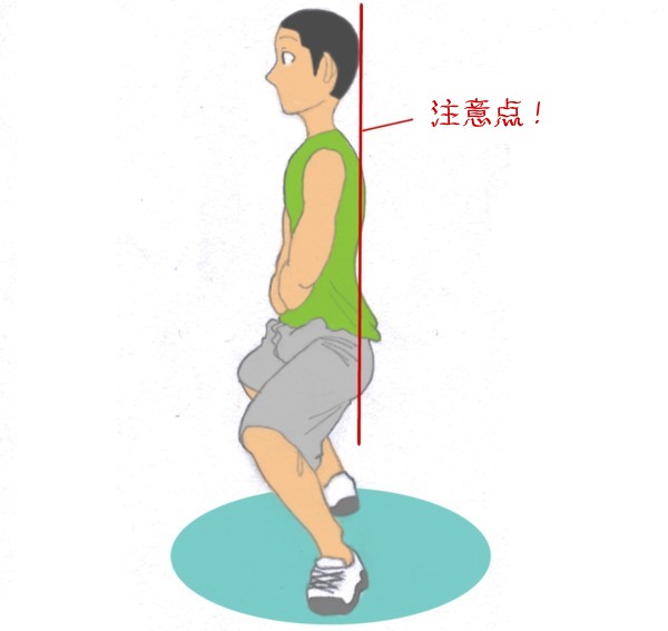股関節のストレッチ-注意点-１