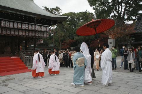 八坂神社で婚礼#3