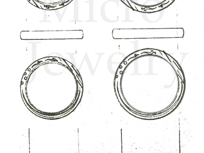 結婚指輪　デザイン画