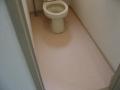 埼玉県所沢市　１Ｋ賃貸物件空き室原状回復内装工事　トイレ床CF張替え　作業完了後　２