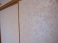 埼玉県ふじみ野市　分譲マンション　和室押入れ襖張替え　山水　作業完了後　１