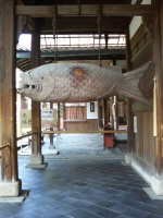 京都黄檗山萬福寺の魚板/photo by福家金蔵