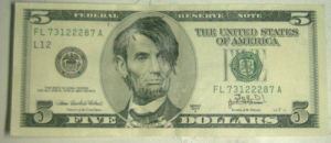 ストリート仕様のドル紙幣1