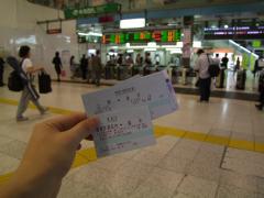 長距離切符と上野駅…一気に旅情が湧き立てられます！