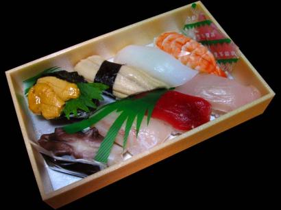 山口県田布施町「田布施魚市場直送鮮魚 寿司満」のお造りの盛り合せ他