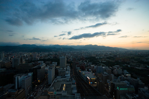 札幌JRタワー展望台からの眺め
