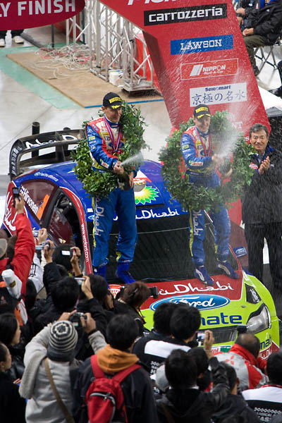 WRC Rally Japan/優勝セレモニー