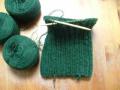 編みかけ帽子3